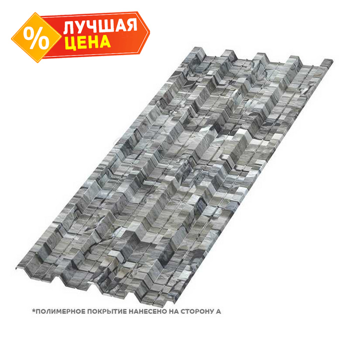 Профлист Металл Профиль Н60 0.5 ECOSTEEL® Белый камень A