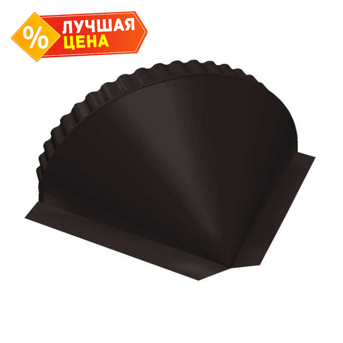 Заглушка конусная Velur RAL 9005 черный