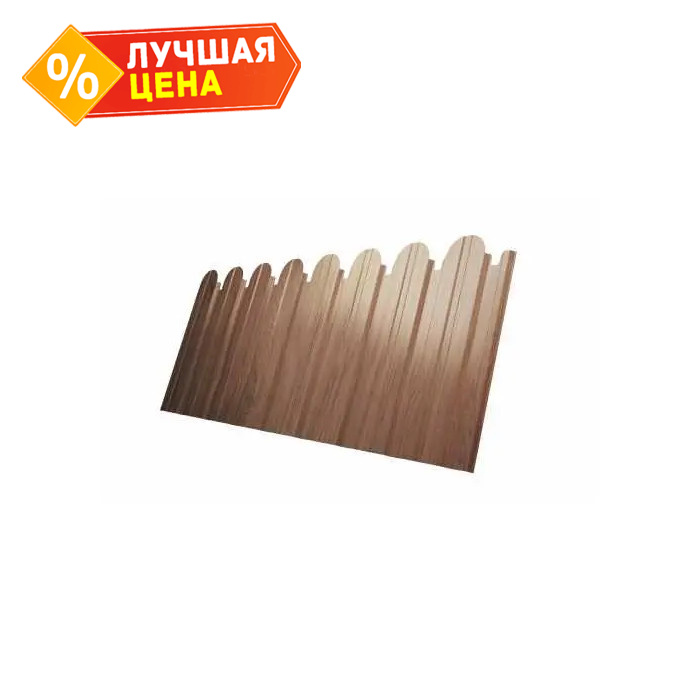 Профлист фигурный Grand Line C10A 0.45 Print Elite Honey wood