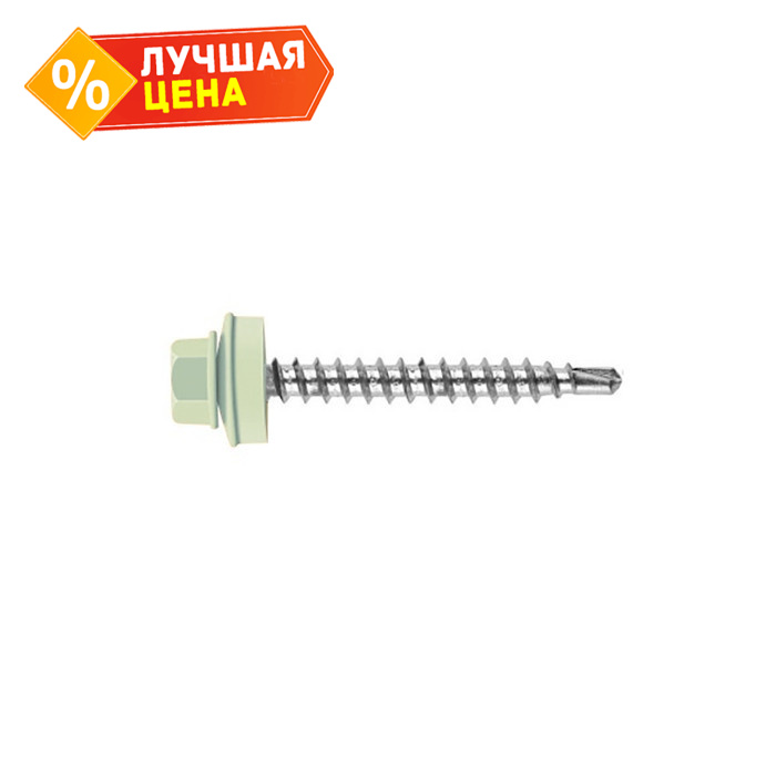 Саморез кровельный Daxmer 4,8х50 RAL 9006 (150) сверло №1