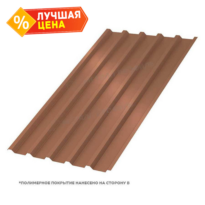 Профлист Металл Профиль МП35 0.5 PURMAN® Argillite, Медный металлик A