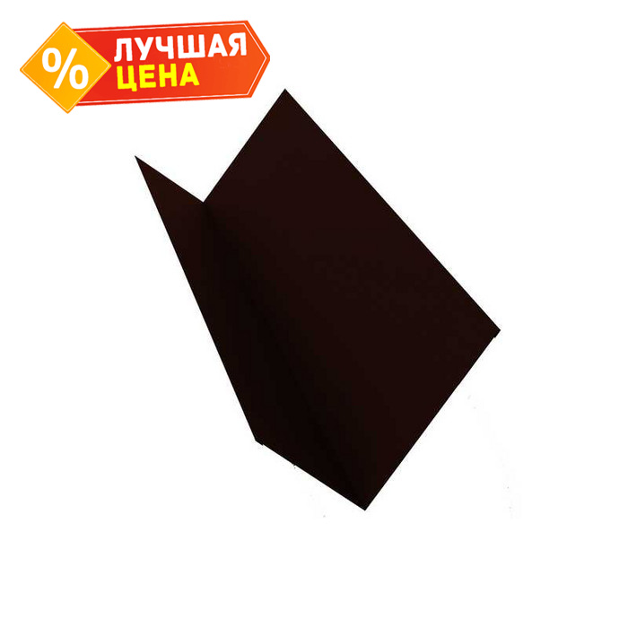 Планка примыкания 90х140 0,45 Drap RR 32 темно-коричневый