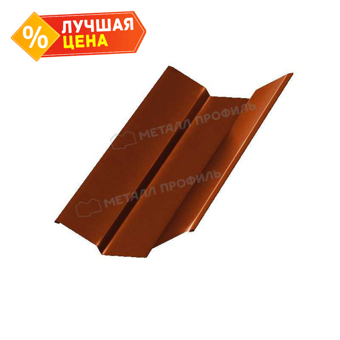 Планка ендовы верхняя 76х76х2000 (AGNETA-20-Copper\Copper-0.5)