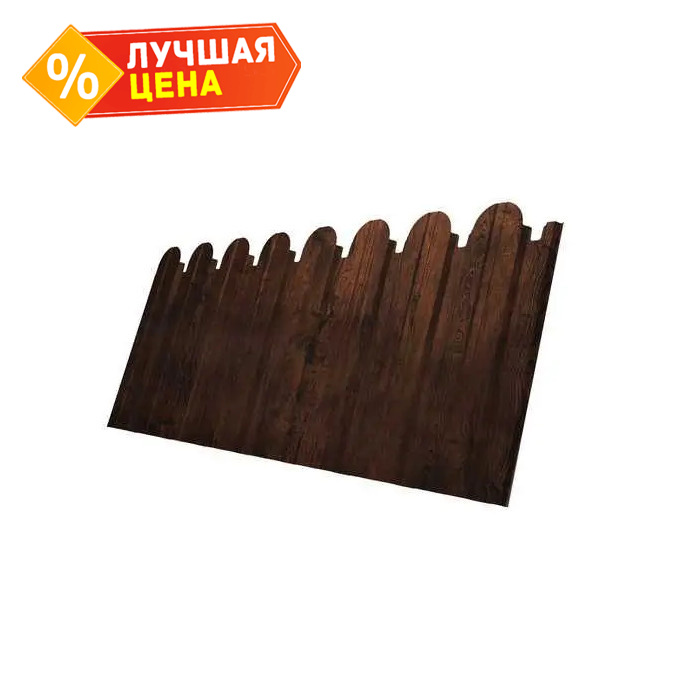 Профлист фигурный Grand Line C10A 0.45 Print Elite Cherry wood