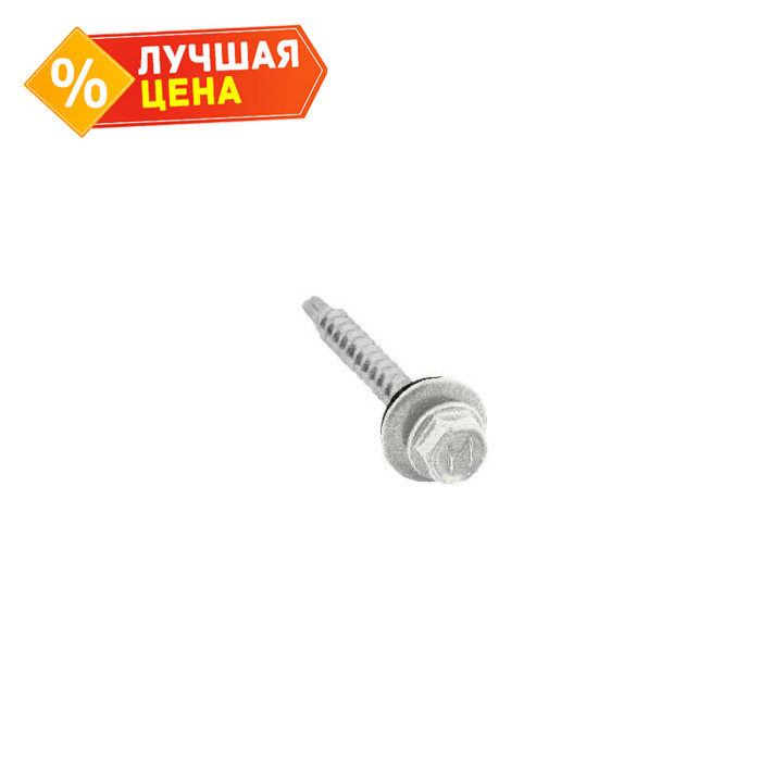 Саморез кровельный Daxmer 4,8х35 RAL 9016 (250) сверло №1