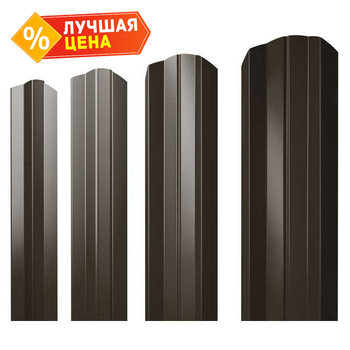 Штакетник М-образный Grand Line 0,5 Velur RR 32