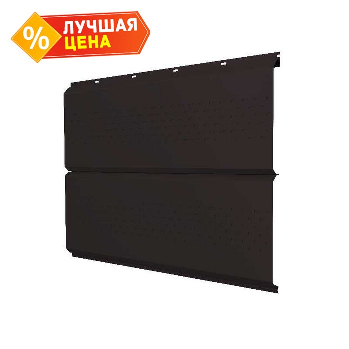 Софит ЭкоБрус new c перфорацией 0,45 Drap ST RAL 9005 черный