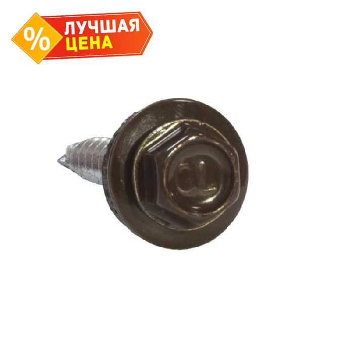 Саморез кровельный Daxmer 4,8х29 RAL 8017 (250) сверло №1