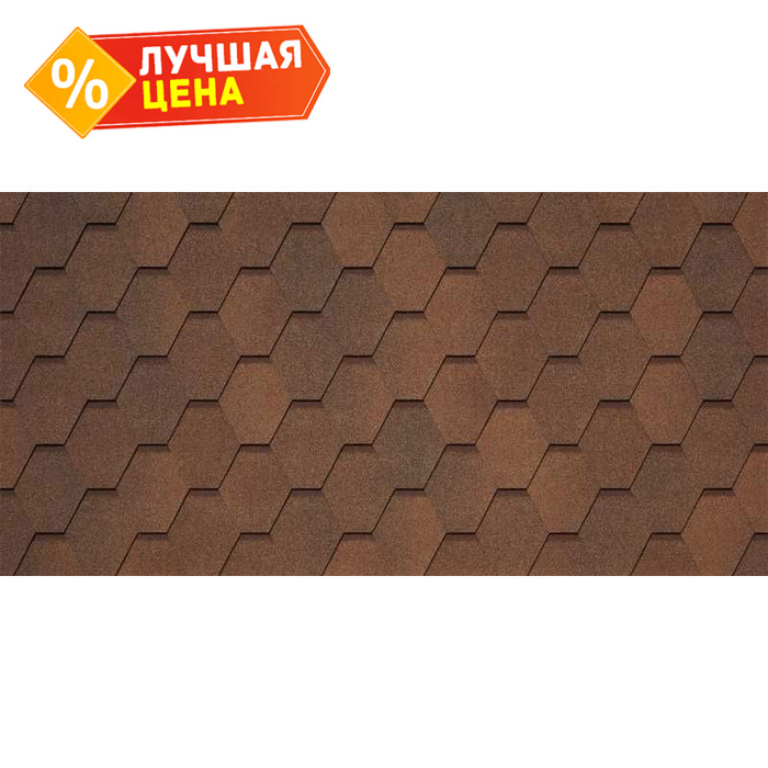 Гибкая черепица Тегола Business Plus MOSAIK Robusta 444