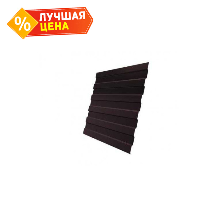 Профлист Grand Line C8A 0.5 GreenCoat Pural BT RR 887 Шоколадно-коричневый