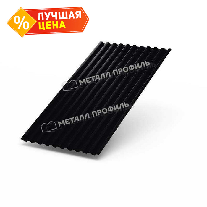 Профлист Металл Профиль C21 0.5 PURMAN® RAL 9005 Черный темный B