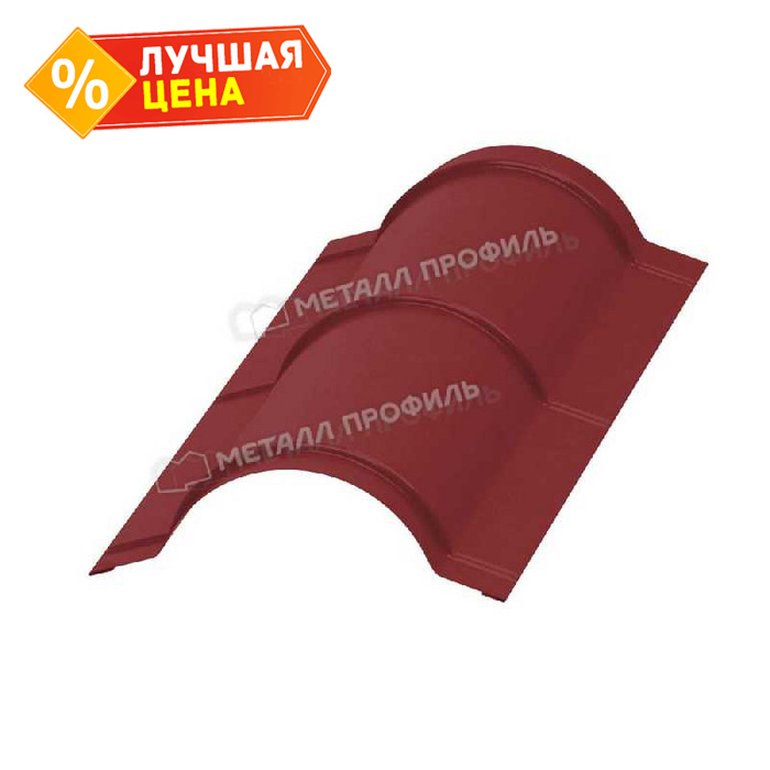 Планка конька круглого R110х2000 NormanMP (ПЭ-01-3020-0.5)