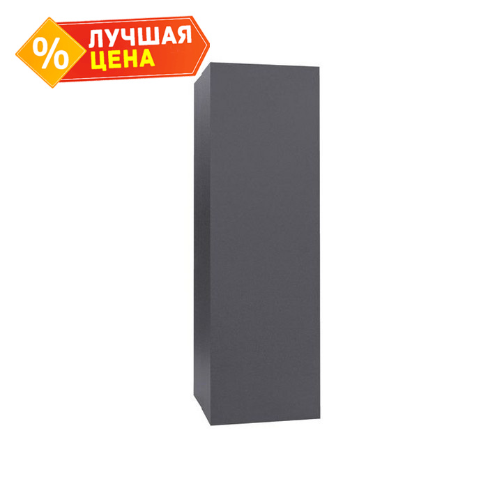 Кожух на трубу прямой д280/ш230/в1000 0,5 Satin с пленкой RAL 7004 сигнальный серый