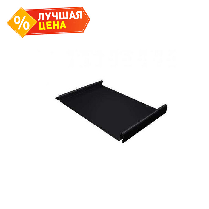 Фальцевая кровля Кликфальц Grand Line 0,5 Satin RAL 9005 Черный