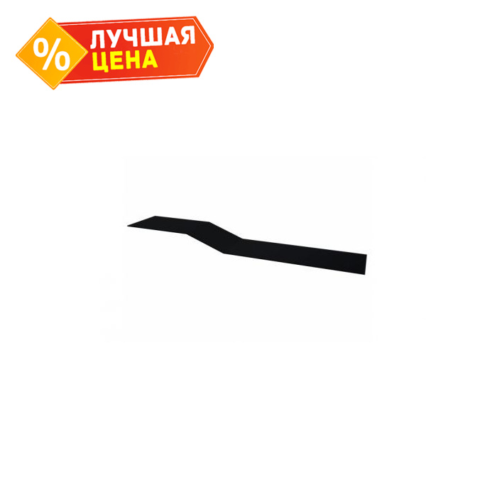 Планка крепежная фальц Grand Line 0,5 Satin Мatt RAL 9005 черный