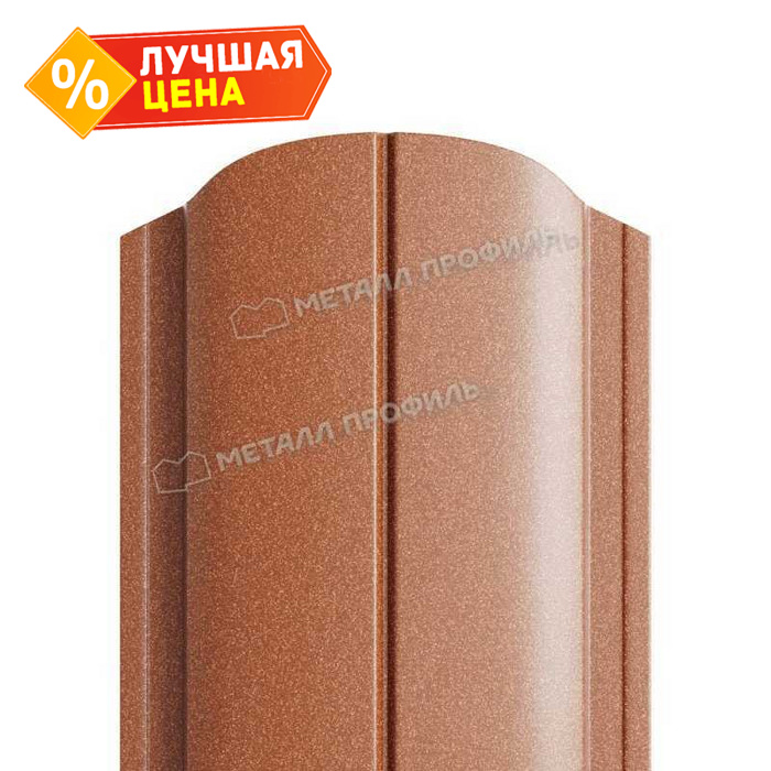 Штакетник Металл Профиль ELLIPSE-O 0,5 PURMAN® Argillite