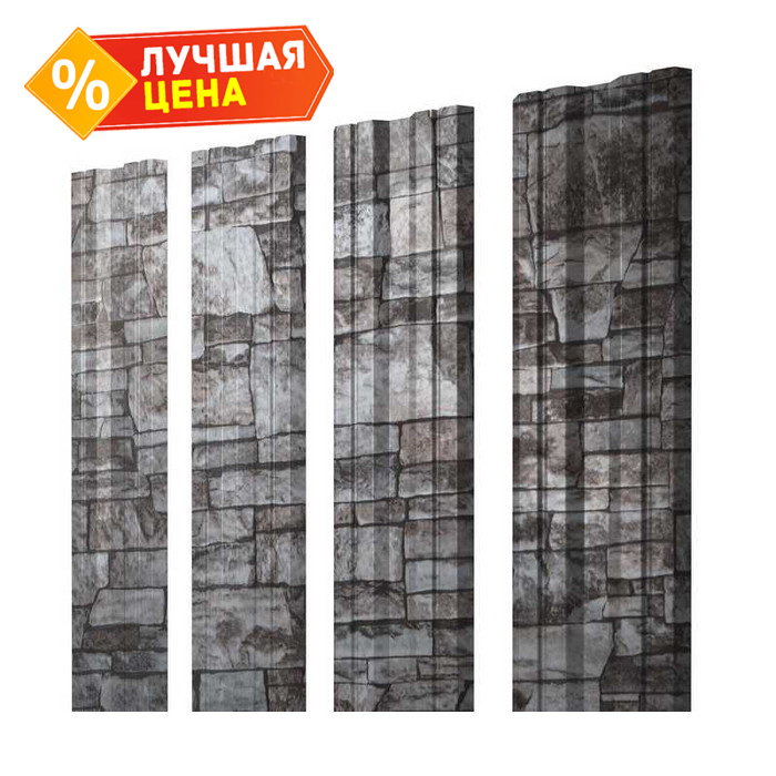 Штакетник Twin 0,45 Print Elite Fine Stone