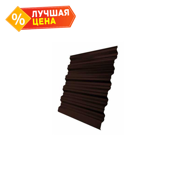 Профлист Grand Line HC35R 0.5 GreenCoat Pural BT RR 887 Шоколадно-коричневый