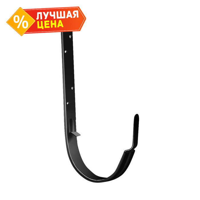 Крюк длинный 125 мм RAL 9005 черный