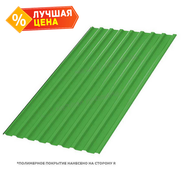 Профлист Металл Профиль МП20 0.5 NormanMP RAL 6018 Желто-зеленый B