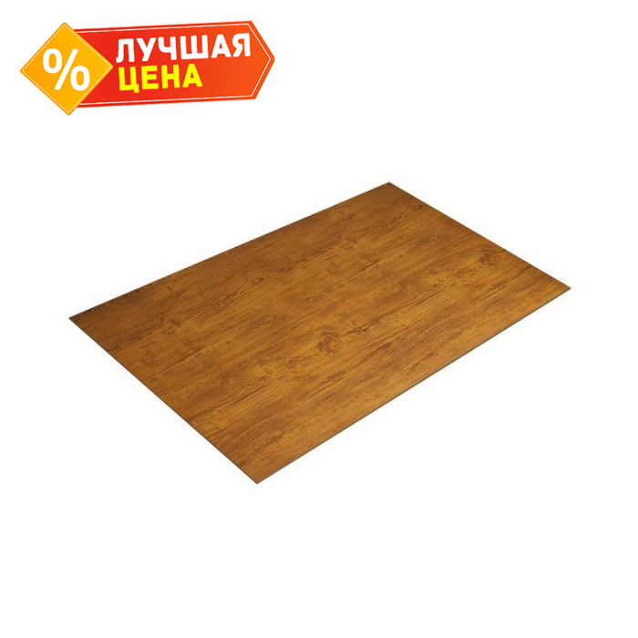 Плоский лист 0,45 Print-double Elite Golden Wood