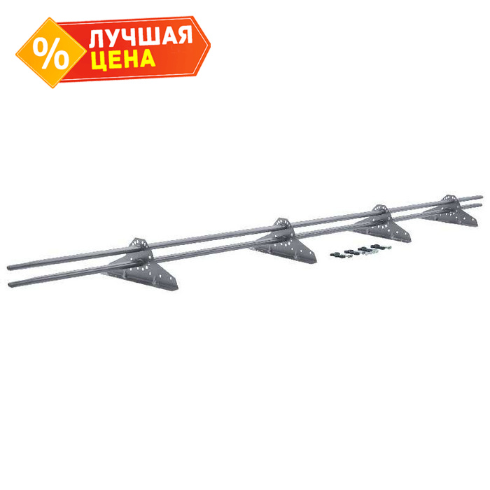 Снегозадержатель NEW трубчатый Grand Line RAL 9006 3м