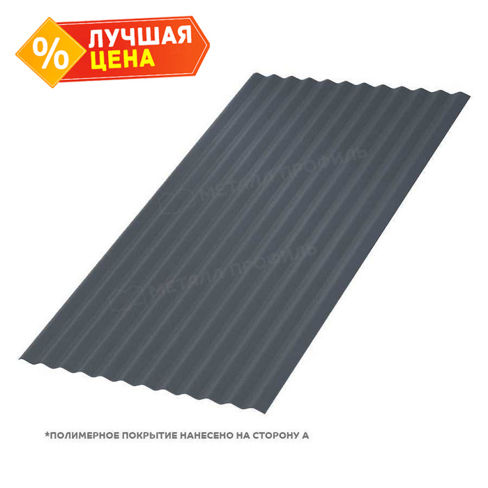 Профлист Металл Профиль МП18 0.45 VikingMP® RAL 7024 Серый графит B
