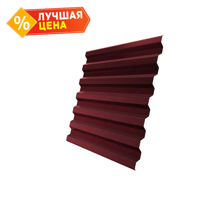 Профлист Grand Line C21R 0.5 Satin Matt RAL 3005 Красное вино