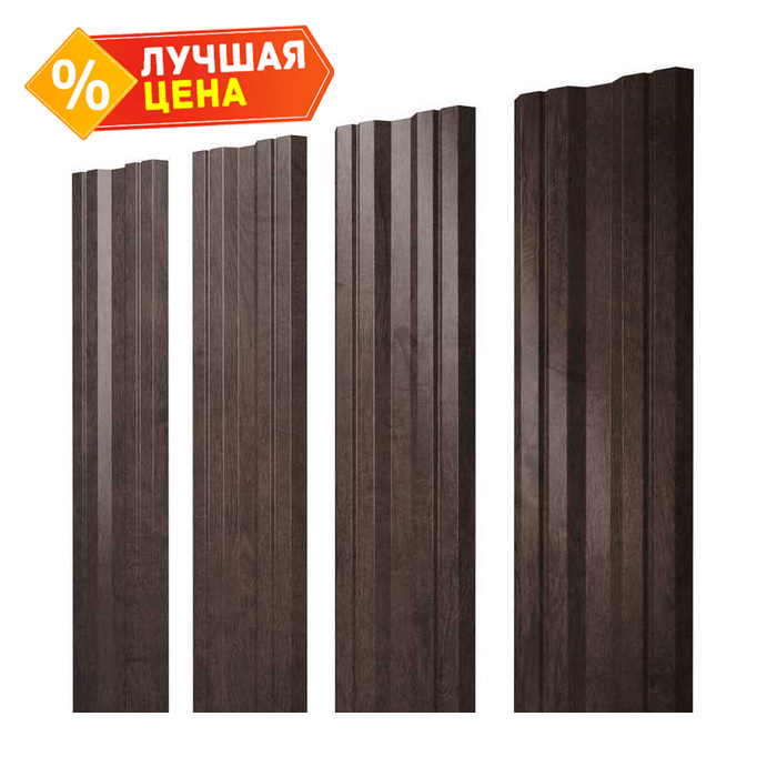 Штакетник Twin 0,45 Print Premium Antique Wood