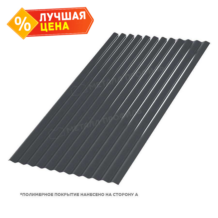 Профлист Металл Профиль МП18 0.5 PURMAN® RAL 7024 Серый графит A