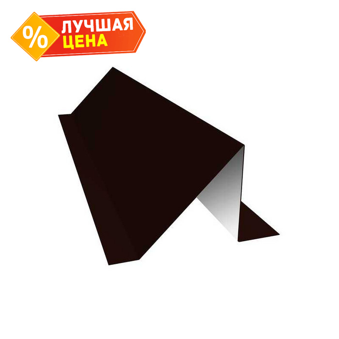 Планка снегозадержания 0,5 Satin с пленкой RR 32 темно-коричневый