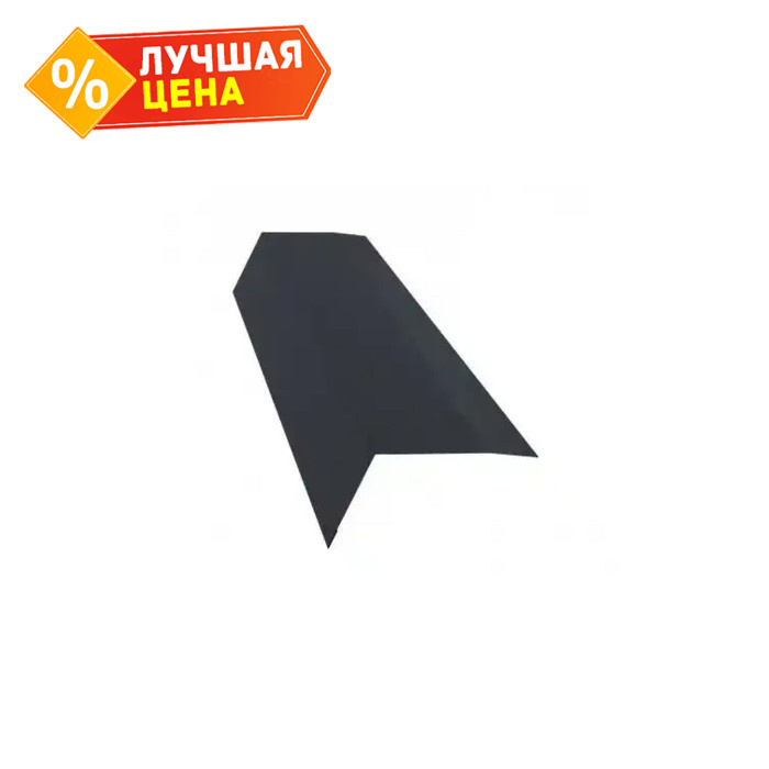 Планка карнизная 100х65 0,5 Rooftop Matte RAL 7016 антрацитово-серый