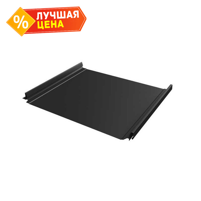 Фальцевая кровля Кликфальц Pro Grand Line 0,5 Satin RAL 9005 Черный