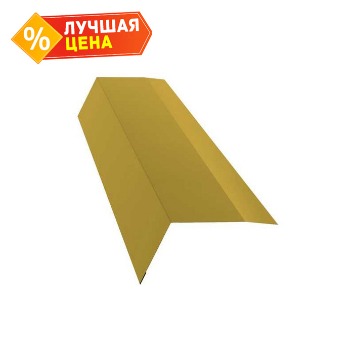 Планка карнизная 100х65 0,45 PE с пленкой RAL 1018