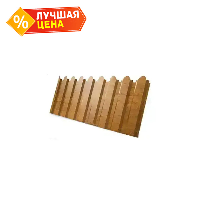 Профлист фигурный Grand Line C20A 0.45 Print-double Elite Golden wood