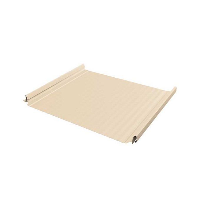 Фальцевая кровля Кликфальц Pro Gofr Grand Line 0,5 Satin RAL 1015 Светлая Слоновая Кость
